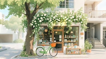 治愈蔷薇花小店