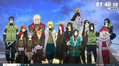 火影人气角色合影 风波水门