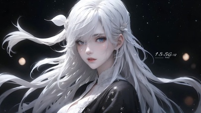 4k白发少女
