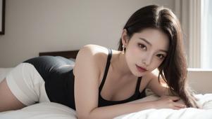 长发美女