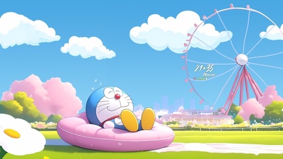 游乐场的哆啦A梦