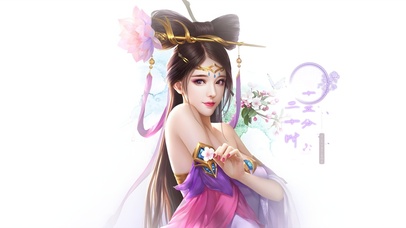 唯美清纯古风美女