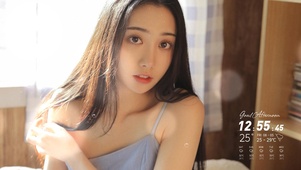 4K清纯吊带裙美女