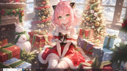 被礼物包围阿尼亚主题