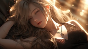 慵懒少女