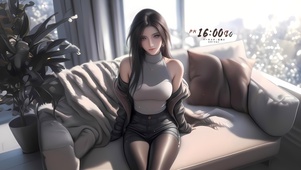 气质黑丝长腿美女