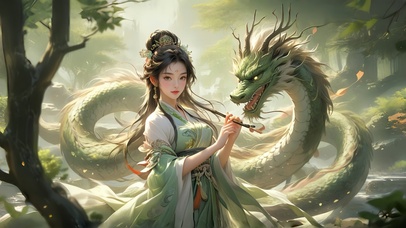 青龙格之古风美女