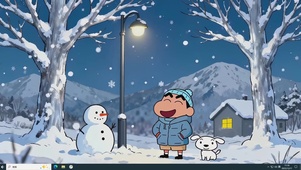 小新的冬日乐趣主题