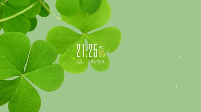 四叶草简约小清新桌面