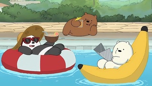 三只小熊·夏日泳池解暑