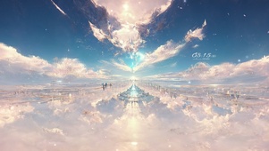 4k 治愈唯美梦幻仙境樱花