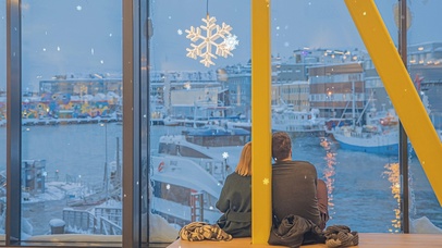 治愈唯美窗外夜景（带鱼屏）