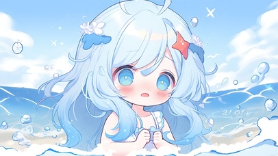 Q版人鱼少女朵莉亚