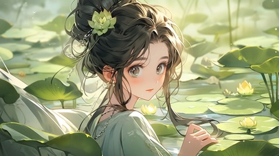 荷叶少女（非主题）