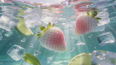 甜蜜清凉解暑桌面