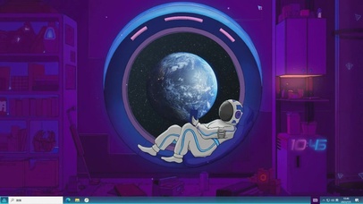 太空人——【主题桌面】