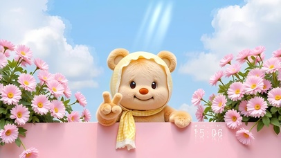 黄油小熊心态超好