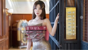 4K性感短发美女