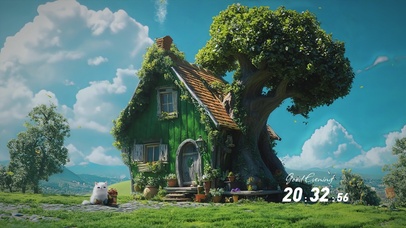 童话小屋AI插画