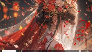 4k嫁衣新娘出嫁美少女