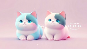 4k胖墩小花猫