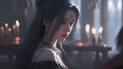 【4K】古风汉服国风性感美女