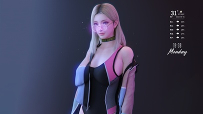 4K泳装性感美女