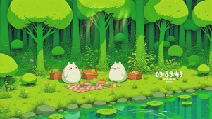 治愈系森林下午茶时刻