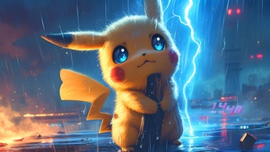 闪电可爱皮卡丘