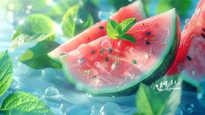 薄荷西瓜
