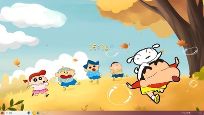 小新和伙伴秋游