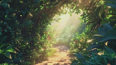 森林治愈AI风景