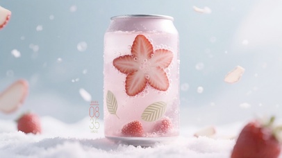 草莓花冰饮莓有烦恼哦