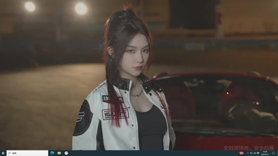 超酷超跑美女 赛车 美女车模