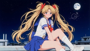 月色美少女