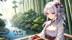 烟雨江南女子