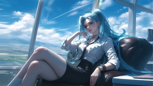 空中缆车女孩