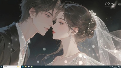 终于和心爱的人在一起了