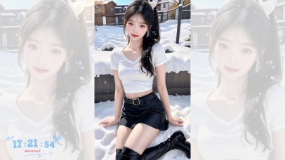 4K性感Ai美女壁纸