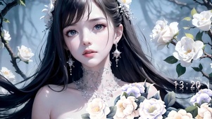 4K栀子花少女