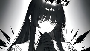 黑白冷漠少女-塑心
