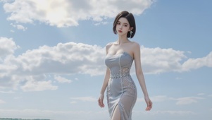 海边气质美女