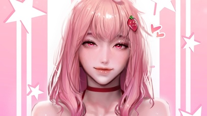 粉红草莓少女