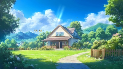 绿色解压风景壁纸