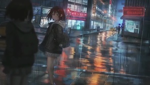 雨夜街道