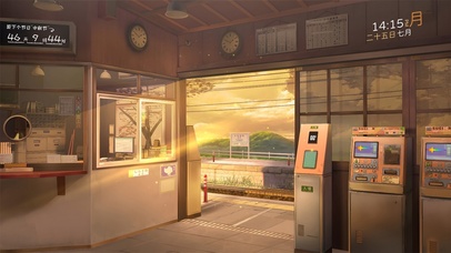 4K唯美日式车站黄昏