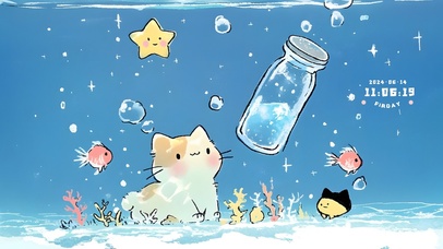 小猫许愿瓶
