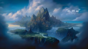 4K  美景云雾青山