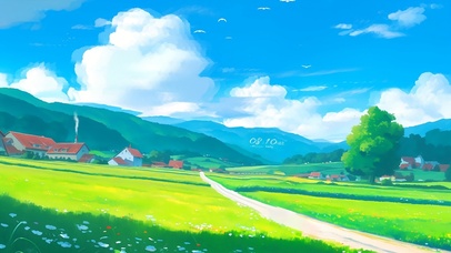 4K唯美夏日乡村小路