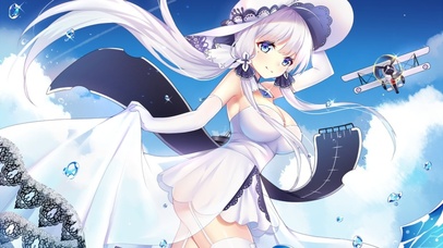 海边冲浪的少女